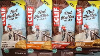 Nut Butter Filled CLIF Bars: Coconut Almond, Peanut Butter, Chocolate \u0026 Hazelnut Review