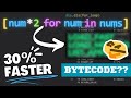 Why are List Comprehensions Faster than Loops? [Python Disassembly]