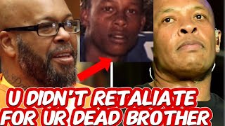 DR DRE BROTHER "tyree" WAS STOMPED TO DEATH HAD HIS NECK BROKEN IN COMPTON! SUGE says DRE WAS SCARED