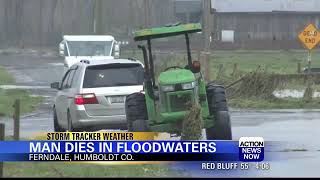 Humboldt County man dies in floodwaters