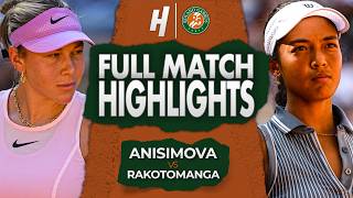 Amanda Anisimova vs Tiantsoa Sarah Rakotomanga Rajaonah - FULL Match Highlights | Roland Garros 2026