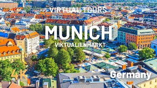 VIKTUALIENMARKT MUNICH Walking Tour 🇩🇪 Germany 4k Walk Travel Tour