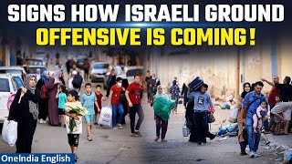 Israel-Hamas War | Palestinians Flee Northern Gaza as Israel Gathers Troops | Oneindia News