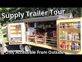 Tool Supply Trailer Deep Dive Tour (Only Accessible From Outside) (part10) Ron Paulk inspired