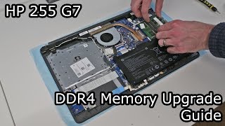 HP 250/255 G7 - DDR4 RAM Memory Upgrade Guide - 6BN96EA