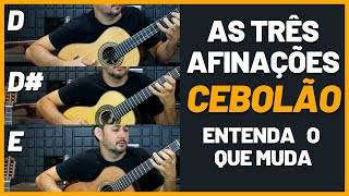 AFINAÇÃO CEBOLÃO - As Três Alturas Re, Re# e Mi | Viola Caipira | Como Tocar | Tutorial | Aula