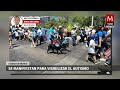 cientos de personas marchan en la ciudad de méxico para visibilizar a las personas con autismo