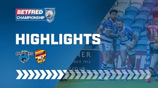 Highlights | Halifax Panthers v Dewsbury Rams