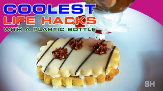 10 CREATIVE LIFE HACKS WITH A PLASTIC BOTTLE