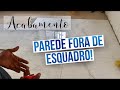 COMO INICIAR A PAGINAÇÃO, QUANDO A PAREDE ESTIVER FORA DO ESQUADRO?