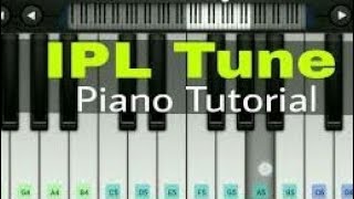 IPL Theme Song on piano Learn Easy on Piano