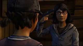The Walking Dead - S2 EP2 A House Divided - Sarah points gun at herself