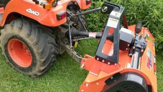 BX2200 with Woodmaxx FM62 Flail Mower