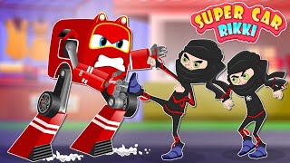Supercar Rikki Catches the Ninja thief Stealing and creating a nuisance in the city