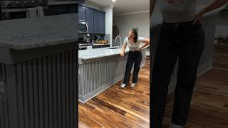 DIY kitchen island makeover! 😍 This design would look good in SO many spaces, what do you think??