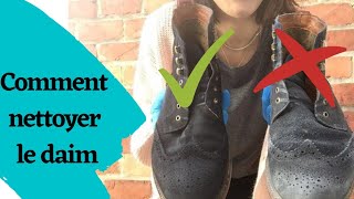 Comment nettoyer des chaussures en daim sans produits chimiques