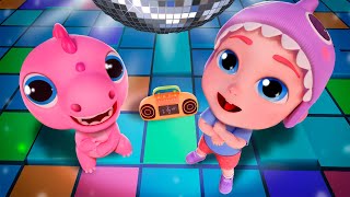 A Ram Sam Sam Dance | Baby Dino Dancing | Funny Bunny - Kids Songs \u0026 Nursery Rhymes Compilation