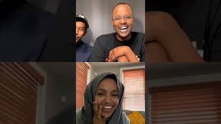 Ilhan omar iyo dj subeer iyo abukar awale qaad-diid Instagram live