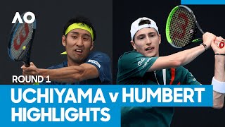 Yasutaka Uchiyama vs. Ugo Humbert - Match Highlights (1R) | Australian Open 2021