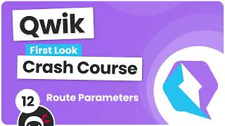 Qwik Crash Course (first look) #12 - Route Parameters