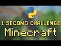 I Made Minecraft in 1 Second Challenge!