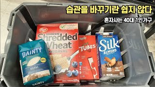 40대 일상ㅣ매일 똑같은 식재료 똑같은 요리, 1인가구 혼밥 집밥 일상 브이로그 vlog 장보기