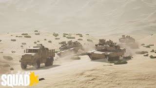 M1A2 Abrams Tank Platoon Takes on Russian T-72s in Tallil | Eye in the Sky Squad Gameplay