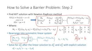 Interior Point Method for Optimization