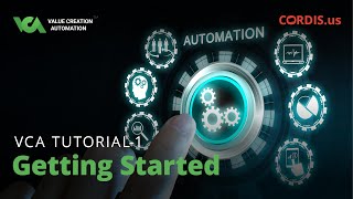 Getting Started |VCA Tutorial-1