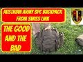 Austrian Army 3pc backpack from Swiss Link review