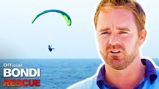 Paraglider Makes An Emergency Landing!