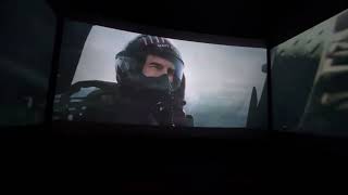 First Time Ever Seeing A Film In ScreenX #TopGunMaverick