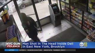 NYPD: Man shot in head inside deli in East New York