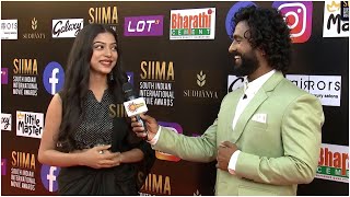 Actress Varsha Bollamma's Cute & Lovely Telugu Speech At SIIMA Red Carpet