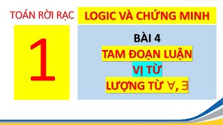 002 TOÁN RỜI RẠC Logic Vị từ, lượng từ