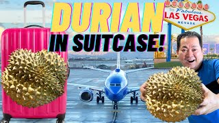 Bringing Home The King Of Fruit, A Fresh DURIAN, In A Suitcase! From Las Vegas To Colorado!  INSANE!