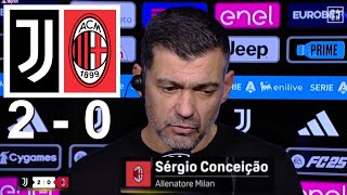 Sergio Conceicao Intervista Post Juventus 2 vs 0 Milan 18/01/2025