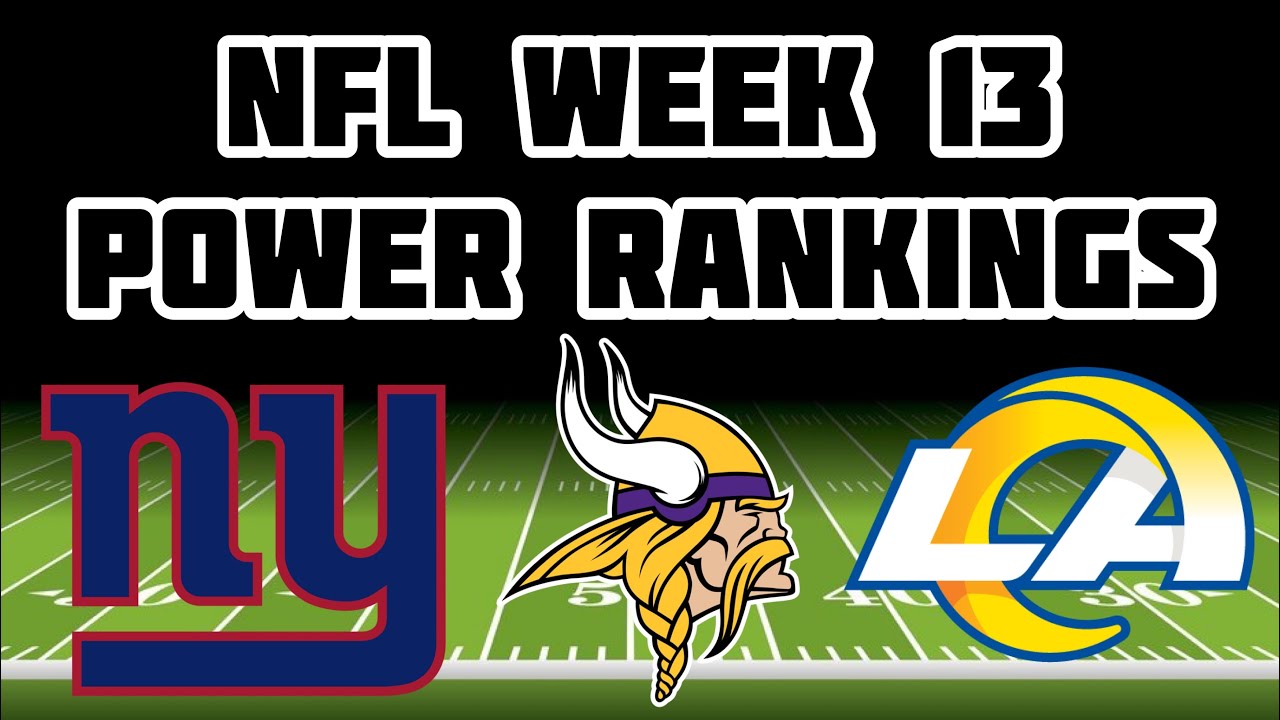 NFL Week 13 Power Rankings 2020 - YouTube