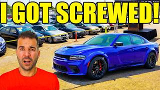 I Bought A Hellcat RedEye & They Took It Away From Me! The Reality Of Buying Auction Cars!