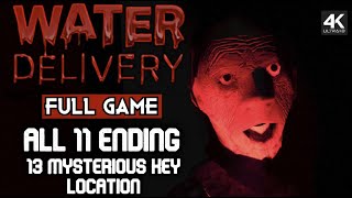 Water Delivery All 13 Mysterious Keys Location for 11 Endings Walkthrough Gameplay 4K Nocommentary