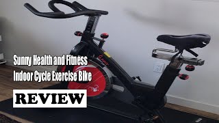 Sunny Health and Fitness Indoor Cycle Exercise Bike - Review 2022