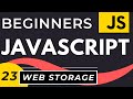 JavaScript LocalStorage and Session Storage API Tutorial