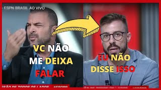 TRETA PESADA !!! ZÉ ELIAS  e FACINCANE QUEBRAM O PÁU AO VIVO NA ESPN