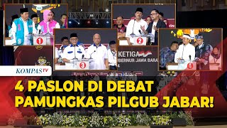 [FULL] Debat Pamungkas 4 Paslon Cagub-Cawagub Jabar: Bahas Kesejahteraan Petani hingga Urbanisasi