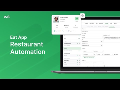 Restaurant Automation Overview | Eat app