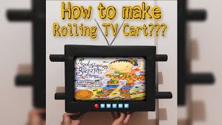 ROLLING TV CART (CONVENTIONAL INSTRUCTIONAL MATERIAL)