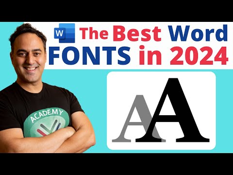 Лучшие шрифты в Microsoft Word для документов 2024 года