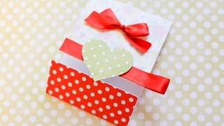 How to Make - Greeting Card Valentine's Day Heart - Step by Step DIY | Kartka Walentynki