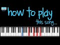 PianistAko tutorial HOW DID YOU KNOW piano gary valenciano