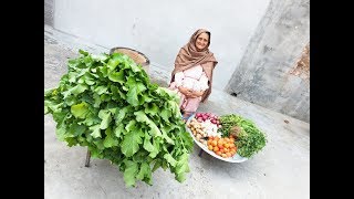 SARSON KA SAAG HALWAI STYLE | saag recipe prepared by my granny | makki ki roti | veg village food